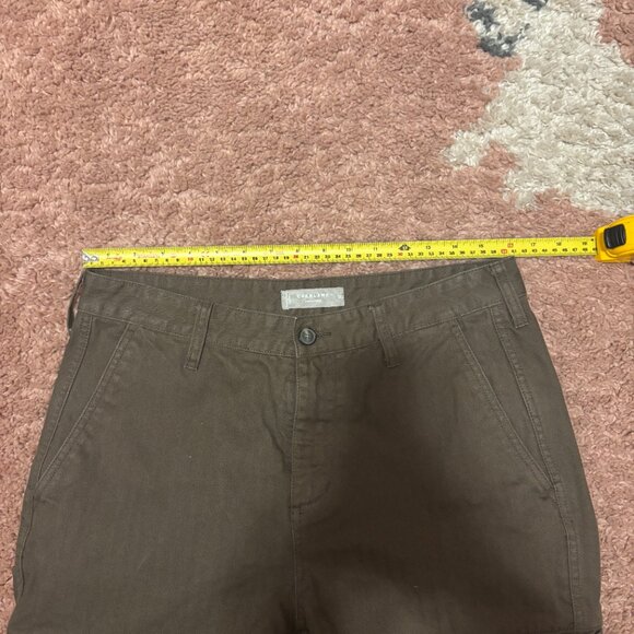 Everlane Mens The Organic Cotton Herringbone Refined Cargo Green Size 31 - $205 - Picture 8 of 11